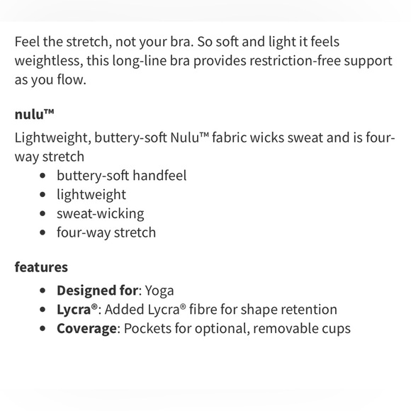 Lululemon Nulu Front-Darting Yoga Bra *Light Support, B/C Cup
Pink Blossom - Picture 9 of 9